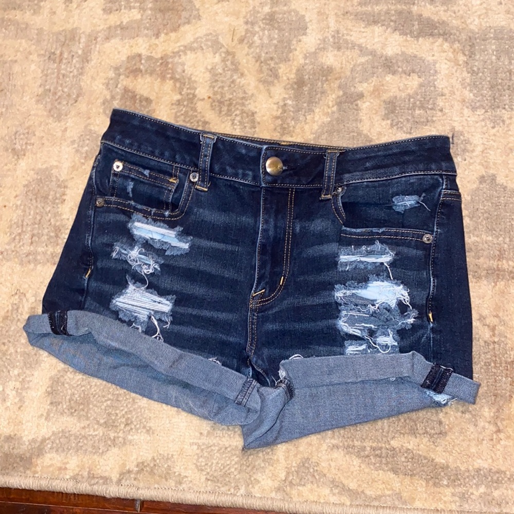 DENIM SHORTS